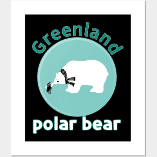 greenland polar bear Posters and Art